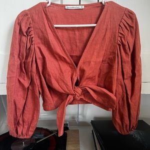 Abercrombie Linen Top XS